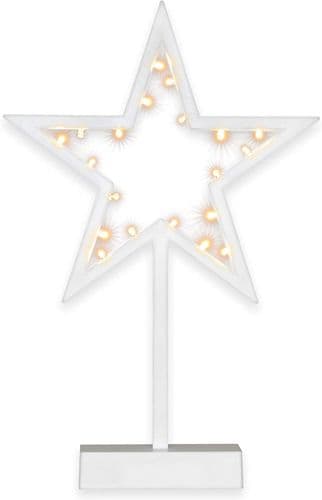 20 LED Decorative Light Star Cold Warm White Christmas Star Decorative Star