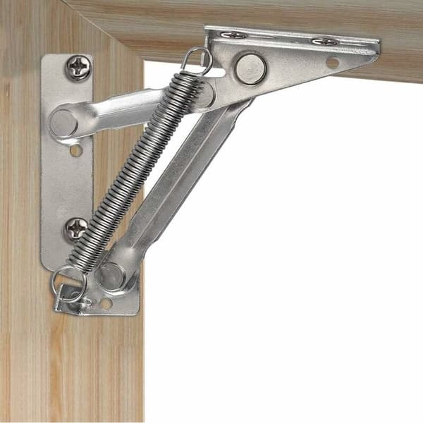 Spring Hinge, 2 Pcs Door Spring Hinges with Spring, Cabinet 80 Degree Hinge for Kitchen Cabinet Door, Cupboard, Cabinet Hardware -XS5-