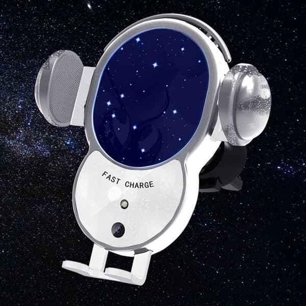 Car Phone Holder with 10W Wireless Charging, Fully Automatic, Three-Axis Charging