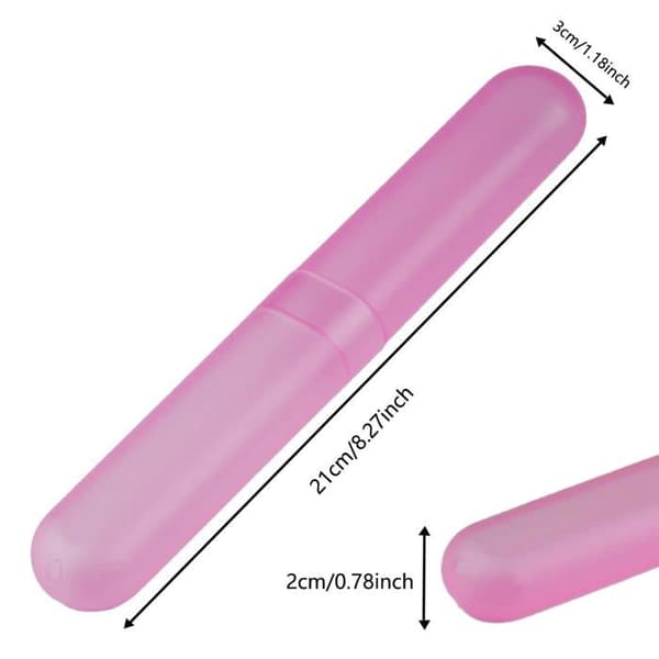 Resetandborstfodral - 5 st - Borsthuvudskydd - Bärbart - Hygieniskt - Passar alla modeller