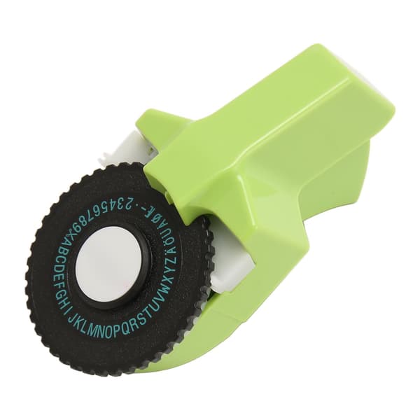 Embossing Label Maker Green Easy Use Ergonomic Design Portable Label Embosser with Tape for Crafts DIY