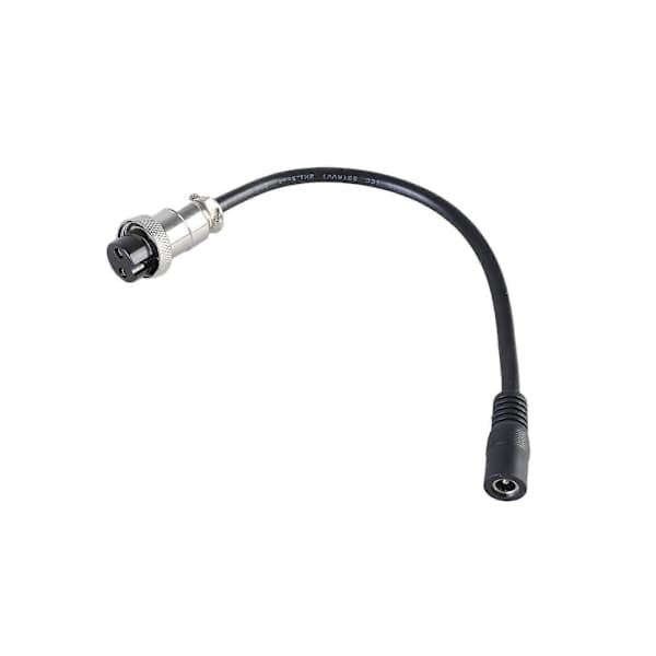 High-Performance 5521 to GX20 2-Pin Power Cable 150W 10A Charging Cord, Compatible with Energy Storage, Solar Applications, and Laptops