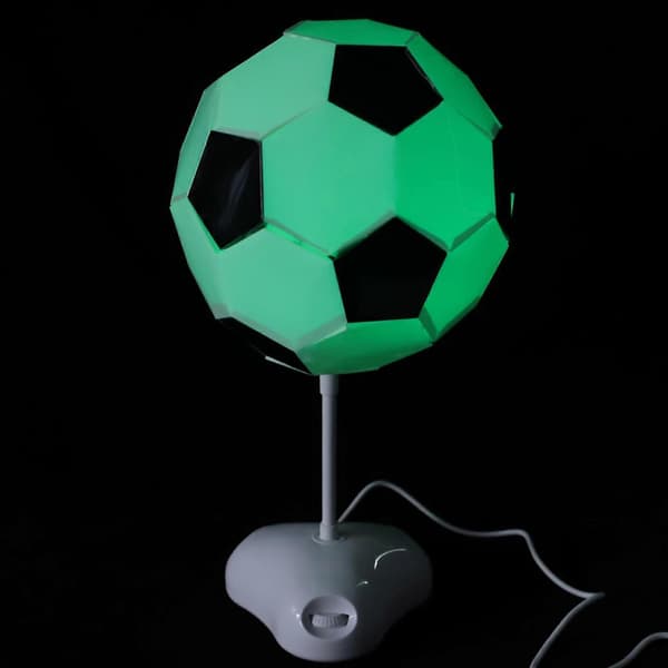 Indendørs natlampe til værelset Dekorativ fodboldlampe Natlampe til læsning