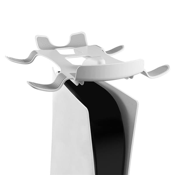 PSVR2 Konsoll Headset Stativ Oppbevaring Holder med 2 i 1 Ladekabel for PS VR2 VR Tilbehør
