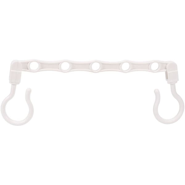 White Hanger, Windproof Five-Hole Hanger, Foldable Rotating Hanger, Space-Saving Hanger, 10 Pieces, For Clothes