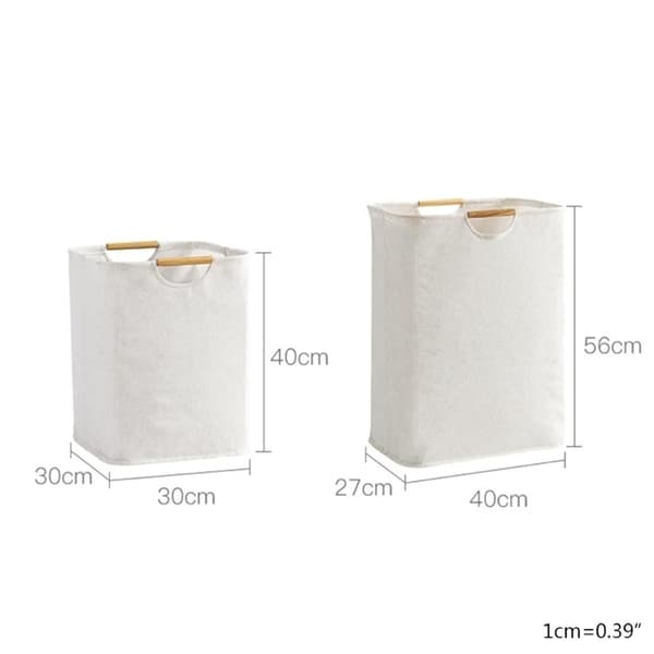 Foldable Laundry Basket Portable Retractable Storage Basket Laundry Hamper - Size: M M