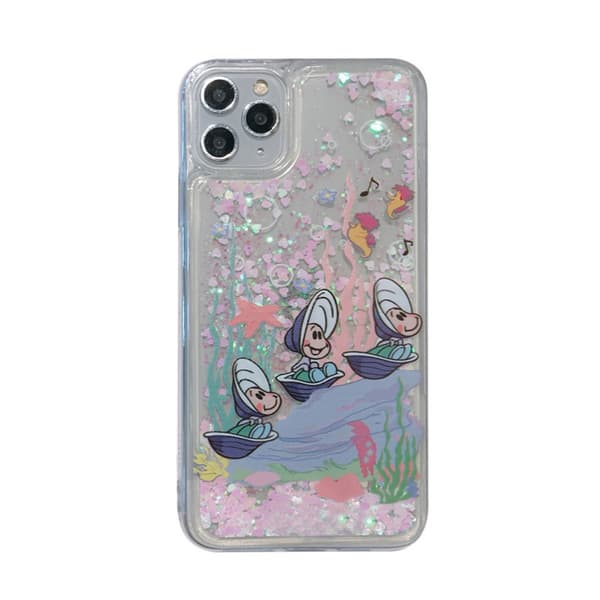 Liquid Glitter Phone Case Compatible with iPhone Dynamic Liquid Moving Sand TPU Flash Cover Case