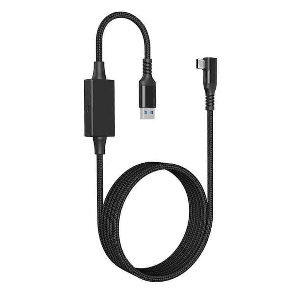 Til Meta Quest 3 PICO 4 VR Datakabel 5m USB til Type-C PC Link Streaming Hurtig Opladningskabel med Amp