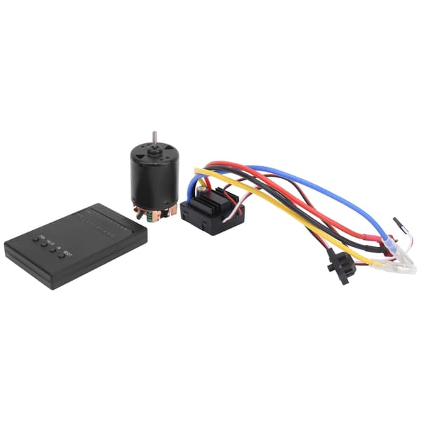 HOBBYFANS Børstet 80A ESC Programkort 35T Børstemotor Sæt til 1/8 1/10 RC Bil