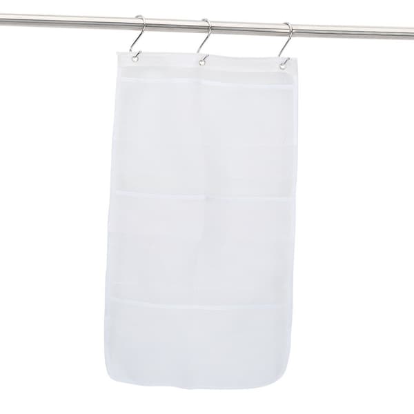 Hanging Mesh Shower Organizer Large Shower Caddy Bathroom Accessories (S-shaped Hook)