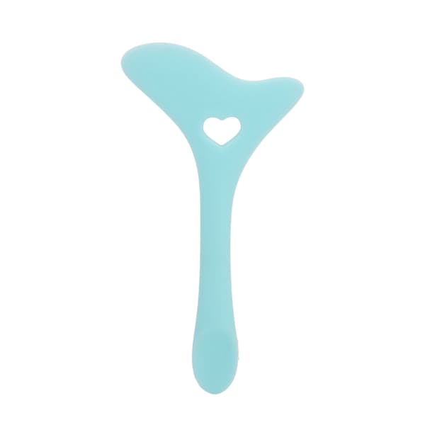 Silikon Eyeliner Winged Aid Tool Gjenbrukbare Eyeliner Stencils Aid Tool Multifunksjonell Eyeliner Stencil Tegnehjelpemiddel Blå