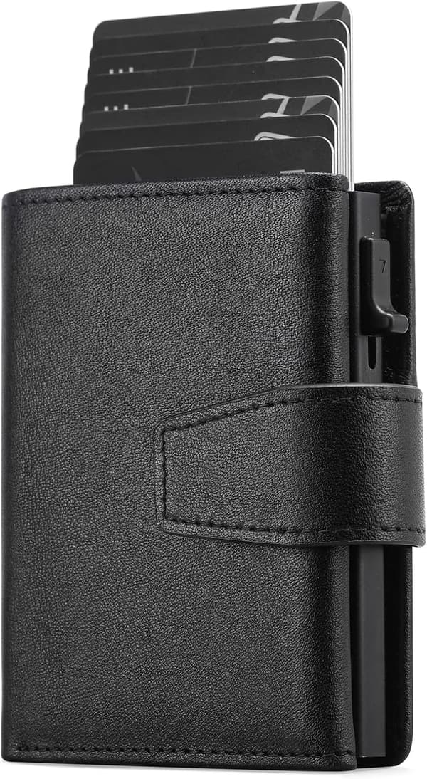 Card Holder with Coin Pocket | Protective Wallet for Men