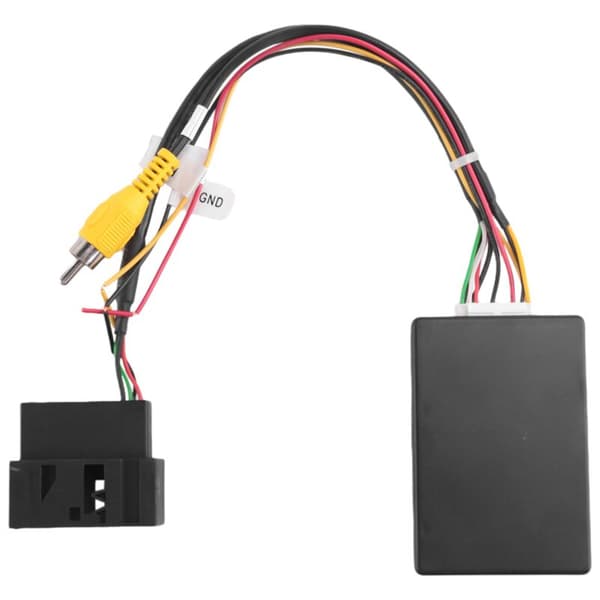 RGB til (RCA) AV CVBS Signalomformer Dekoderadapter til Golf 6 CC Fabriksmonteret Bakkamera