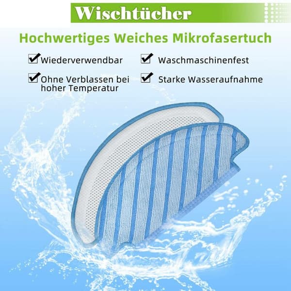 Kompatibelt reservedelstilbehørssæt egnet til DEEBOT OZMO N7/N8 Pro+ /920/950/T5/T8/T8