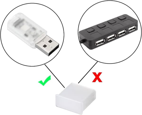 20 st USB Hane Skyddsplugg Dammskydd, 13mmx5mm USB Plug Stopp Port Silikon Skyddslock Vit
