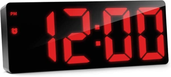Digitaalinen herätyskello, digitaalinen kello 3 kirkkaustasolla, Elec