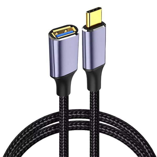 Typ-C–USB 3.0 A -jatkokaapeli 1,5 m