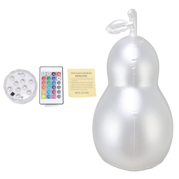 Avocado-shaped Inflatable Luminous Ball, Waterproof, Remote Controlled KLB