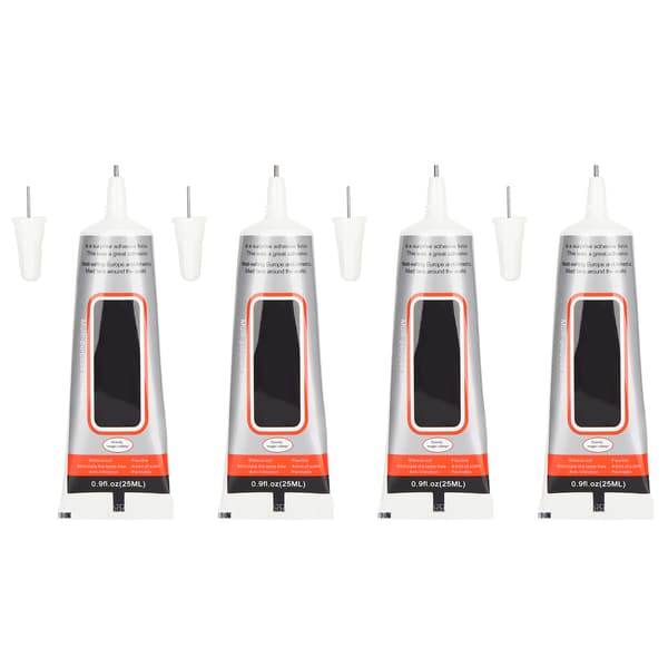 Repair Glue Phone Touch Anti-Warping Screen Soft Viscous Glue Handmade Glue Tools (25ml B7000 4-pack)