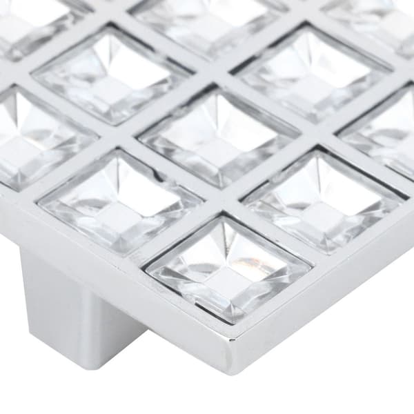 16 Grid Square Crystal Knob for Cabinet, Drawer, Cupboard KLB