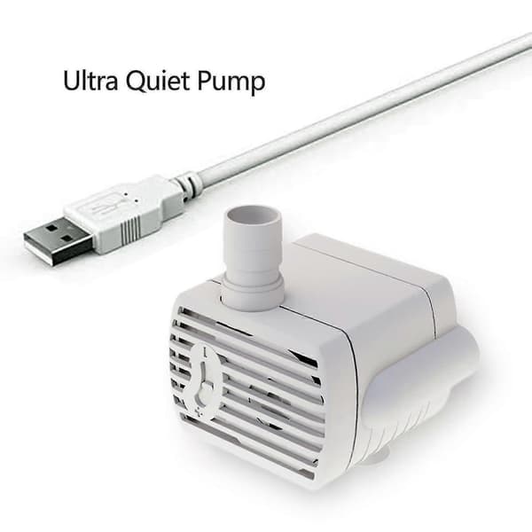 Replacement Pump for Pet Fountains Quiet Motor 3 Levels Adjustable Water Flow
