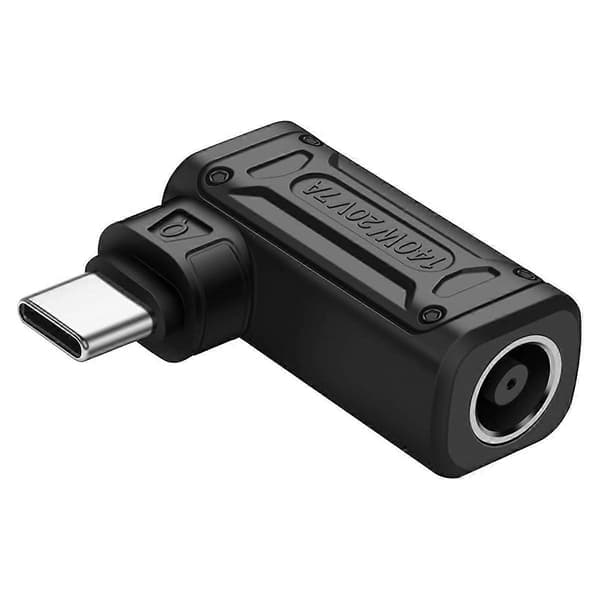 PD 140W DC til Type C Strømopladningsadapter DC Hunindgang til USB C Hanstik til Telefon, Tablet