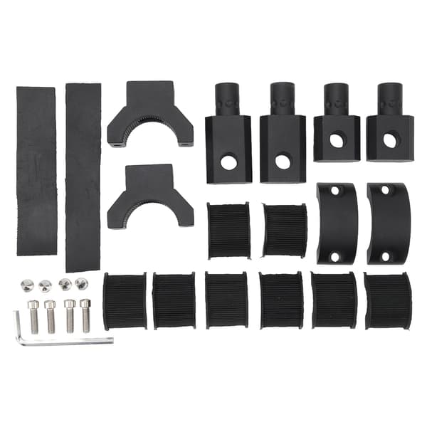 Light Bar Mounting Kit 30mm 360 Degree Rotating Light Bar Bracket ATV UTV Roll Bar Clamp Kit