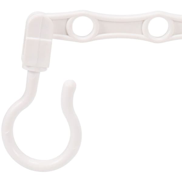 White Hanger, Windproof Five-Hole Hanger, Foldable Rotating Hanger, Space-Saving Hanger, 10 Pieces, For Clothes