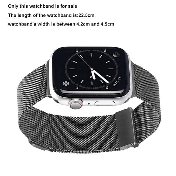 iWatch-ranneke 42-45 mm aseteräs