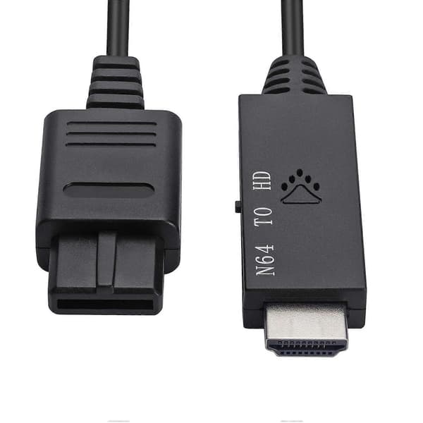 N64 til HDMI-konverter til Nintendo SNES / NGC / SFC / N64 Plug and Play Spillekonsoladapter