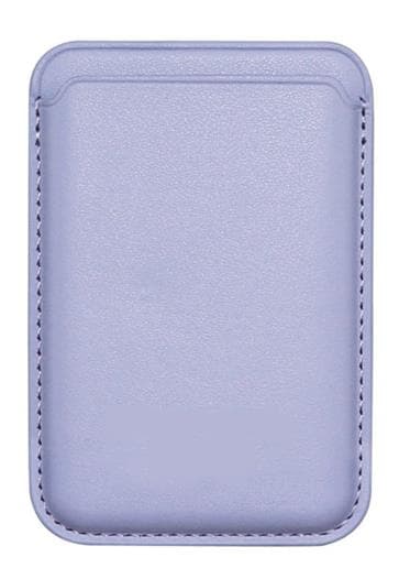 2 stk. lyslilla til MagSafe-pung kompatibel med iPhone 13/14 Mini/Plus/Pro/Max, RFID-kortholder med MagSafe-magnet