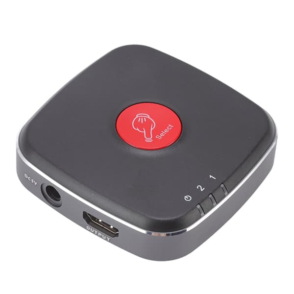 8K dubbelriktad HD Multimedia Interface 2.1 Splitter 2 in 1 utgång Stöder höghastighets 48 Gbps 8K vid 60 Hz Switcher för PS5 US-kontakt