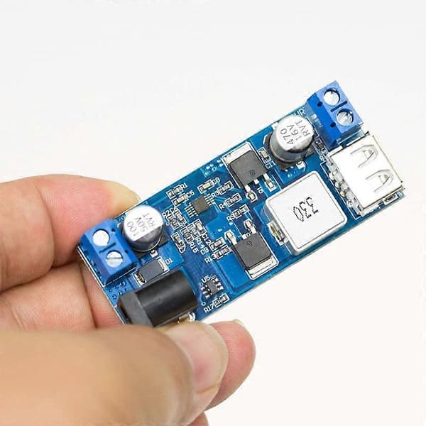 DC 6V 9V 12V 24V til DC 5V 5A omformer modul, 9-36V til USB 5V transformator dobbel utgangsspenningsregulator