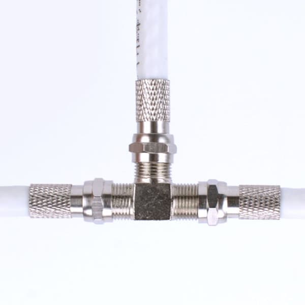 TV-splitter, fordeler 2-vejs T-adapter til satellitsystemer