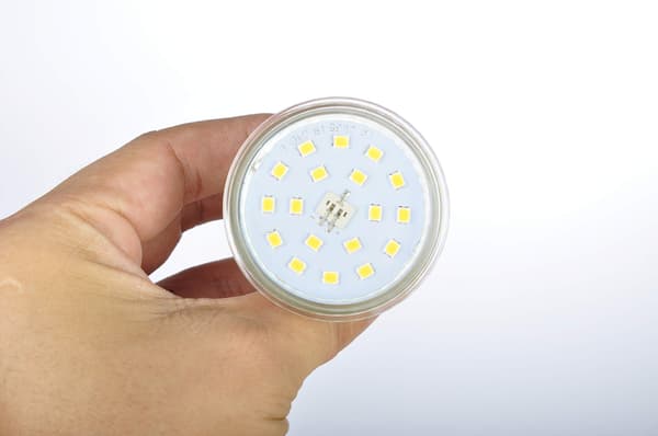 GU10 LED-lampor, 5W motsvarande 50W, varmvit 2700K, 120° bred