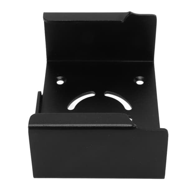 Set-top Box Mount Aluminum Alloy Rustproof Screw Fixing Wall Mount for IOS TV Black