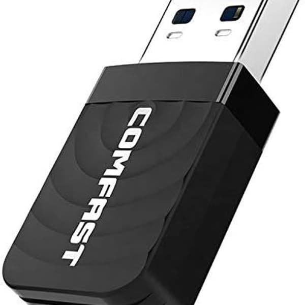 USB WiFi-adapter til PC, WiFi-adapter AC1300Mbps Dual Band