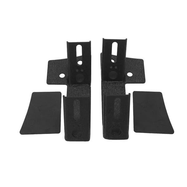 A-pillar Windshield LED Work Light Mounting Brackets Carbon Steel Replacement for Jeep Wrangler JK 2DR/4DR 2007-2017