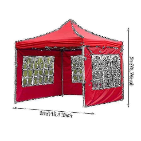 Party Tent Foldable Waterproof Outdoor Tent with Surrounding Fabric