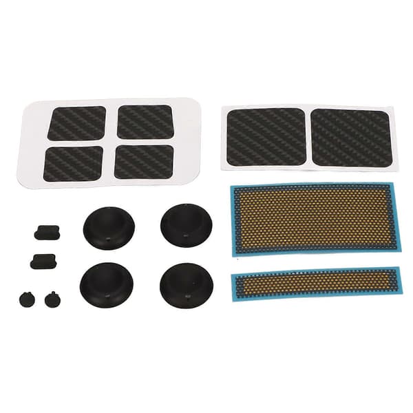 Gaming Console Protective Kit Stickers Dust Cover Dust Plug Joystick Cap Gaming Console Skin Protection Set for Steam Deck