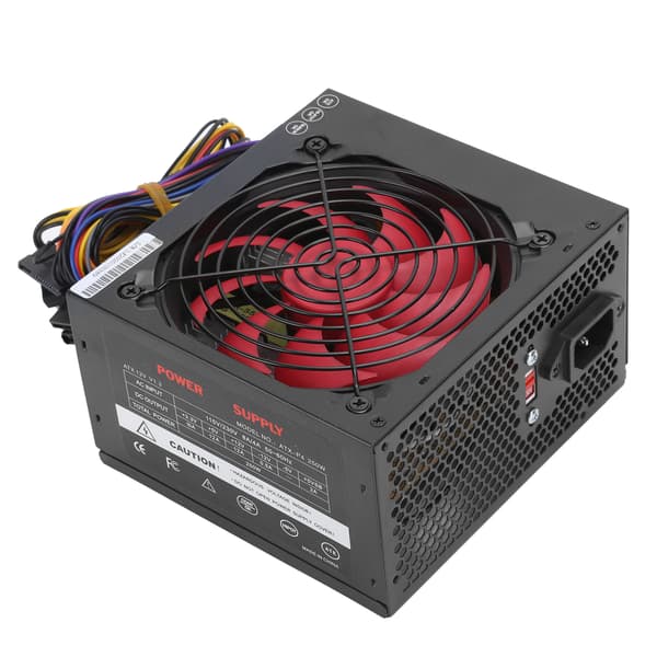 PC Computer Accessories Power Supply Red Fan Manually Adjustable 115/230V ATX-250WAU Plug