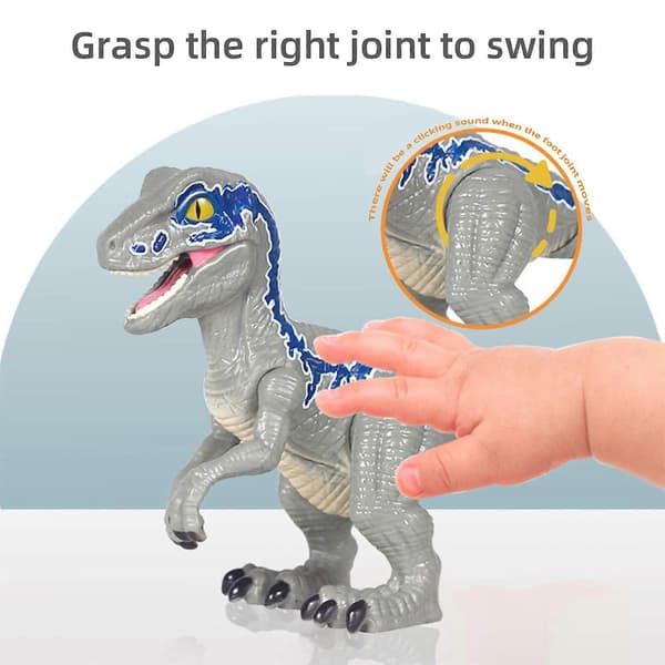 Hatching Egg Dinosaur Toy, Dinosaur Egg Toy Easter LED Light and Sound Birthday Gift New