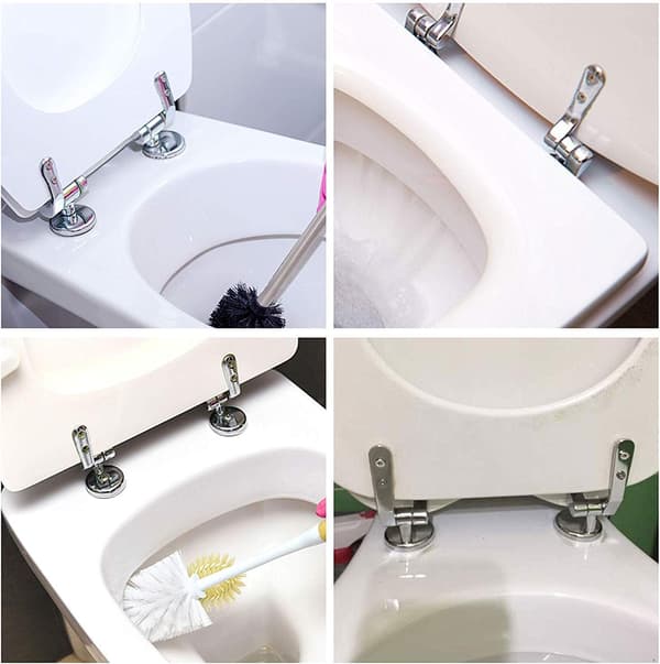 Toiletbræts hængselklemmer, sæt med 2