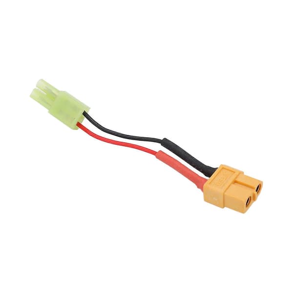 6 cm XT60 hanstik til Tamiya hanstik adapterkabel til RC Lipo batterioplader