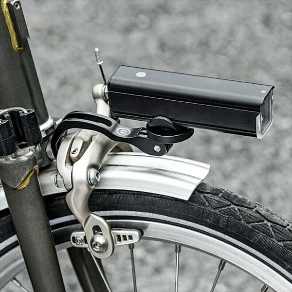 Cykel Framgaffel Ljusfäste Cykellampa Förlängningsfäste Svart[ca]