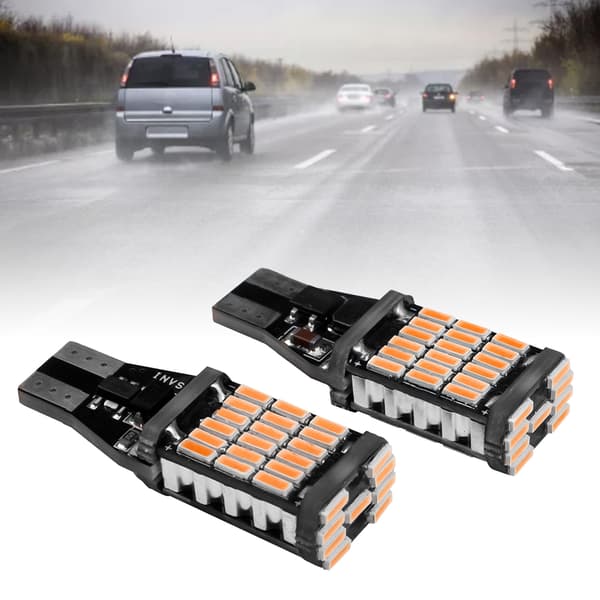Car Brake Light High Brightness Low Power Consumption Protective Tail Light LED Lamp for Reversing Yellow