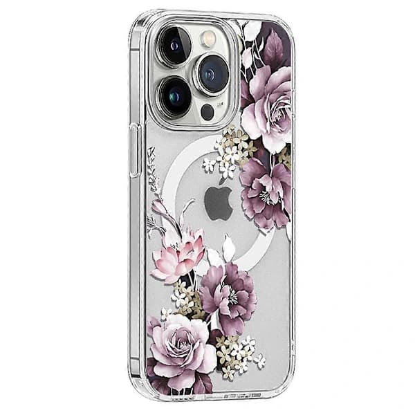 For iPhone 16 Pro Deksel TPU+PC Telefondeksel Kompatibel med MagSafe