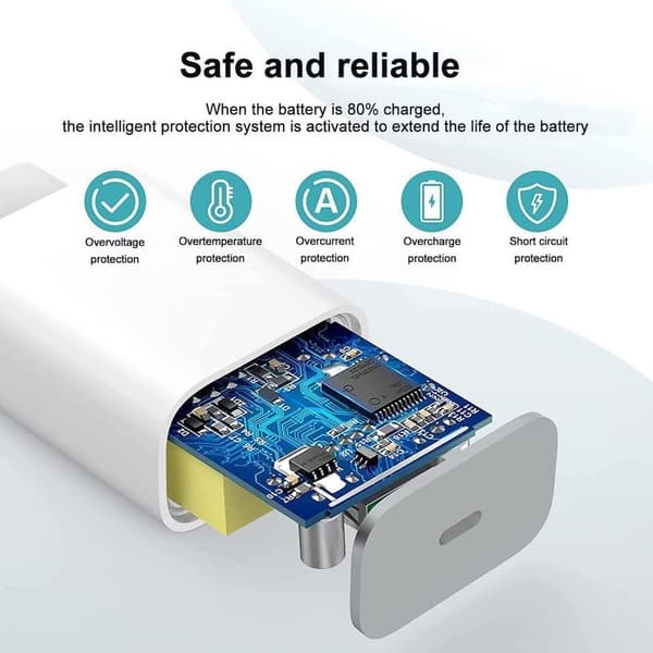 20W USB C-strømforsyning USB C-lader