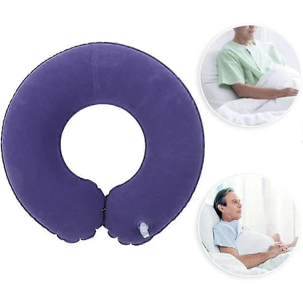 Inflatable Seat Cushion, Inflatable Ring Cushion, For Tailbone Pain, Hemorrhoids, Sciatica