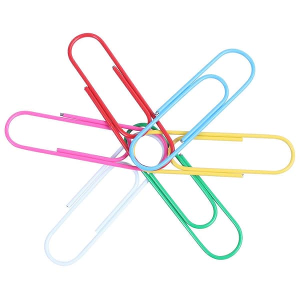 Extra Stora Gem Vinylbelagda, 30-pack 10 cm Blandade Färger Jumbo Gem Hållare, Multic